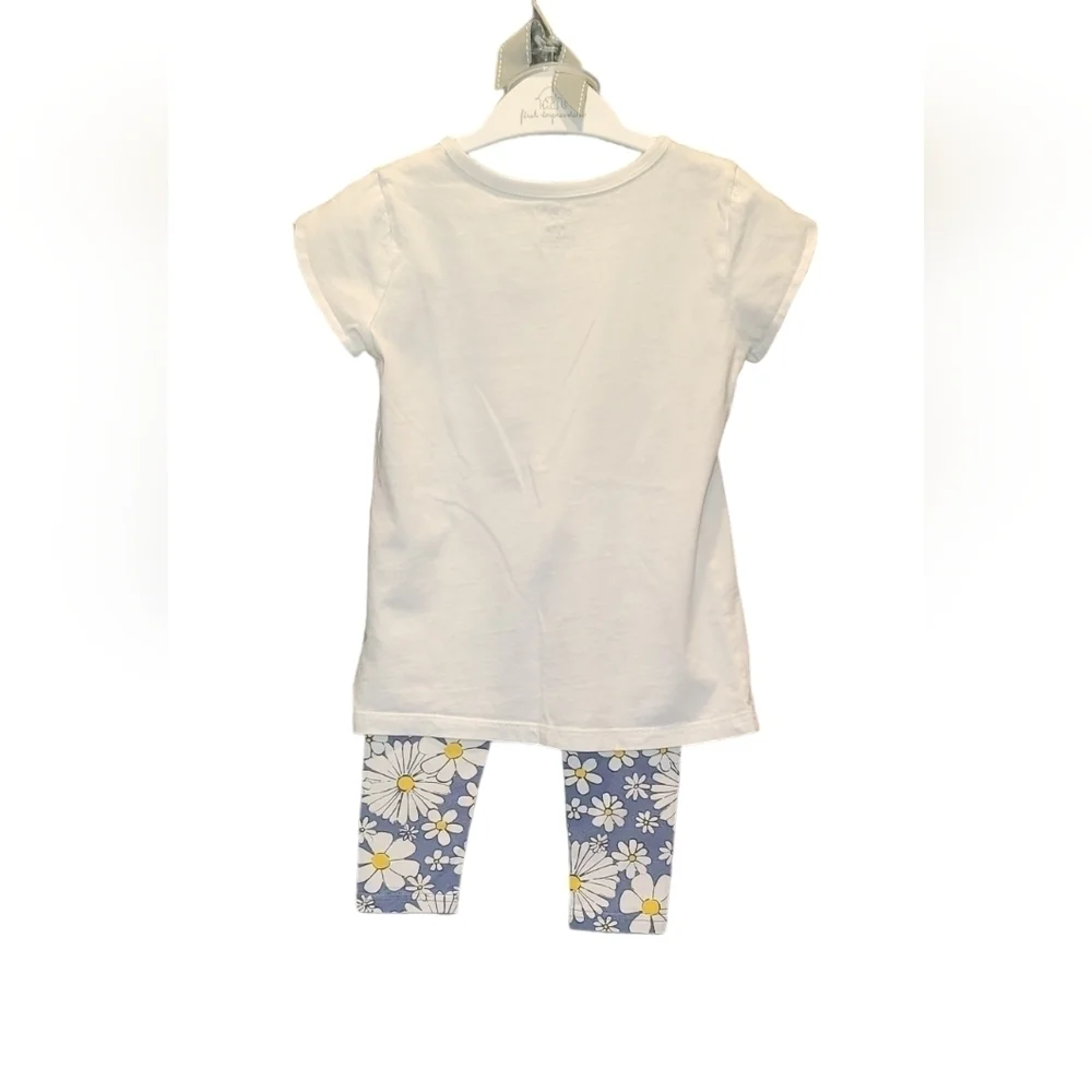 Carter's Matching Cotton Leggings and Short Sleeve T-shirt Set